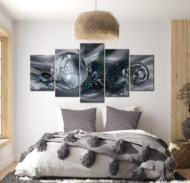 Glamour Canvas Wall Art - Sky Sailing - 5 Pieces