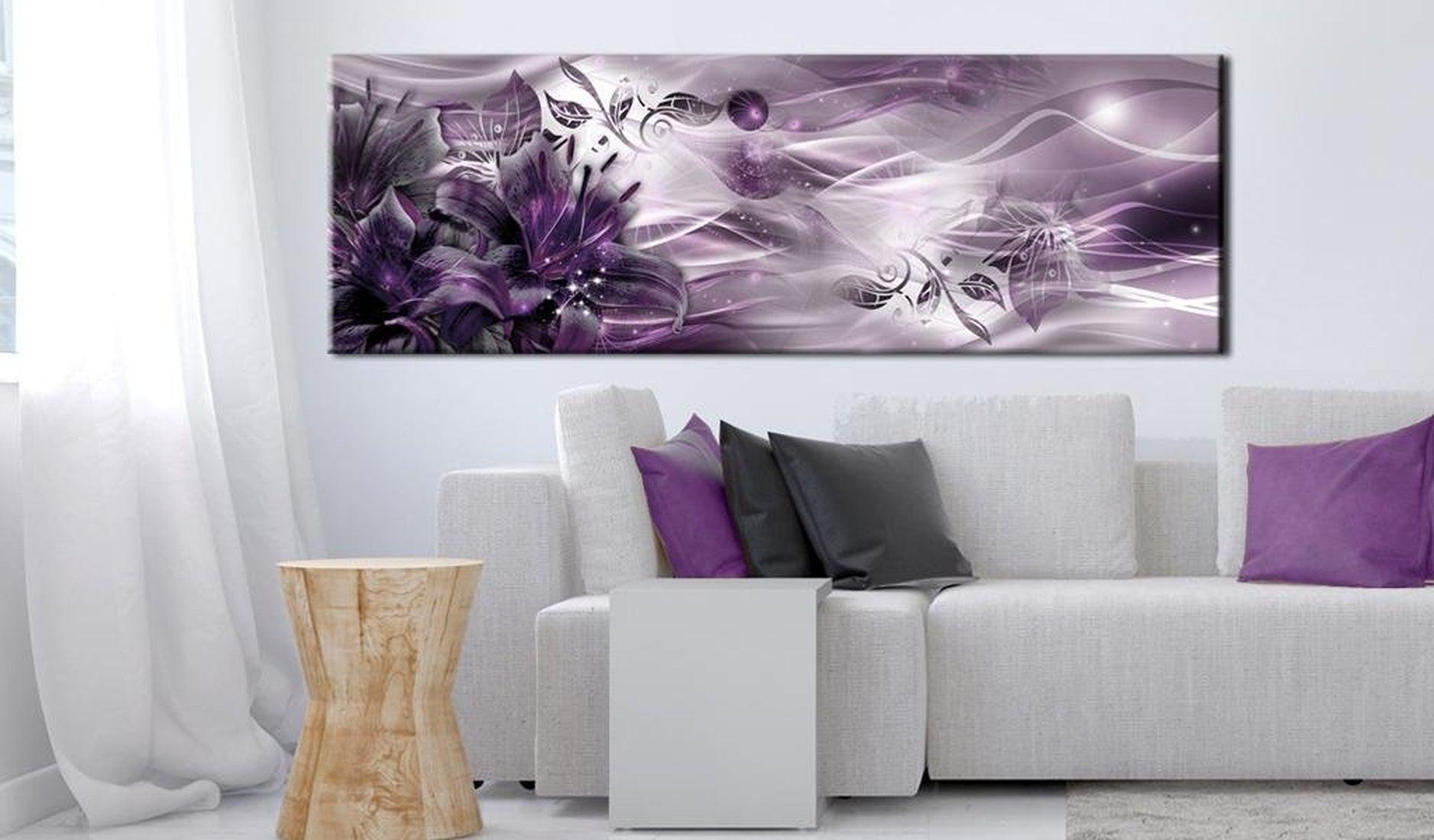 Stretched Canvas Glamour Art - Amethyst Constellation