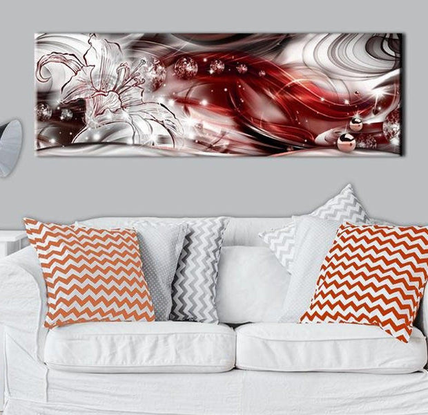 Stretched Canvas Glamour Art - Crimson Melody