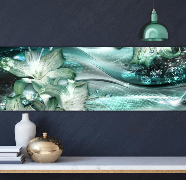 Stretched Canvas Glamour Art - Emerald Dream Narrow