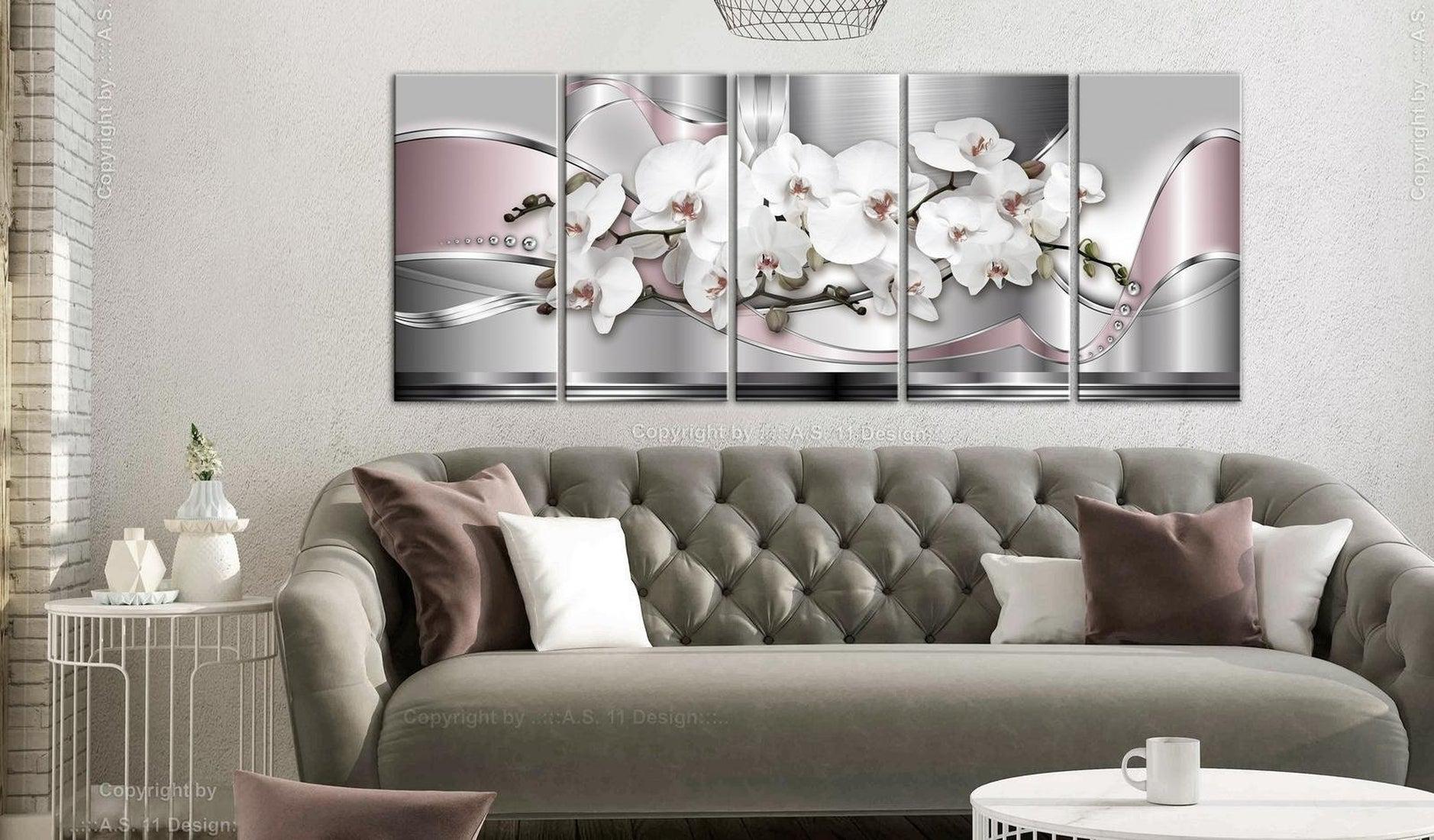 Stretched Canvas Glamour Art - Floral Road