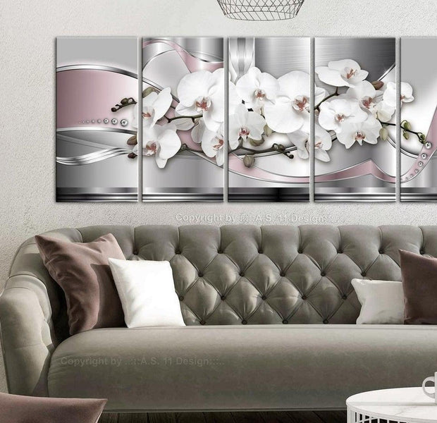 Stretched Canvas Glamour Art - Floral Road