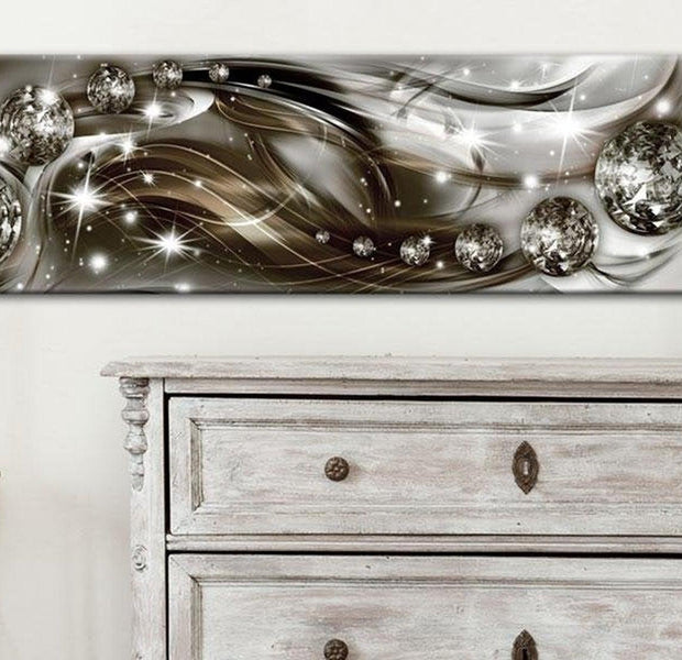 Stretched Canvas Glamour Art - Glow And Waves