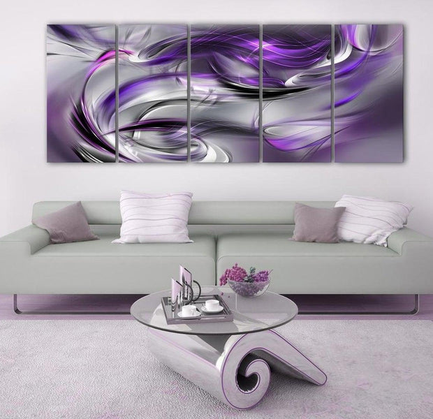 Stretched Canvas Glamour Art - Purple Gale