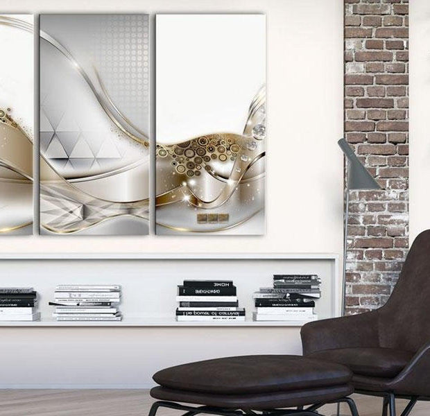 Stretched Canvas Glamour Art - River Of Symmetry