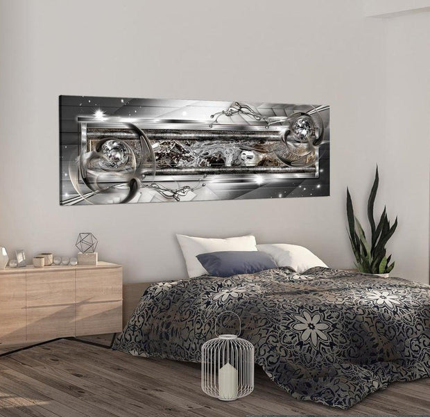 Stretched Canvas Glamour Art - Silver Source