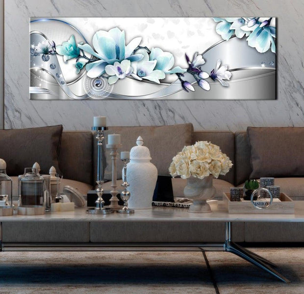 Stretched Canvas Glamour Art - Winter Ribbon