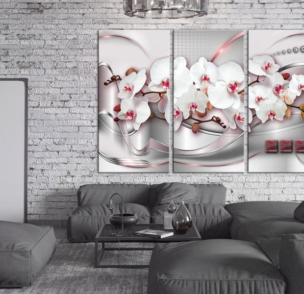 Stretched Canvas Glamour Art - Wonderful Orchids I