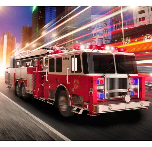 Hobby Wallpaper Wall Mural - Fire Truck