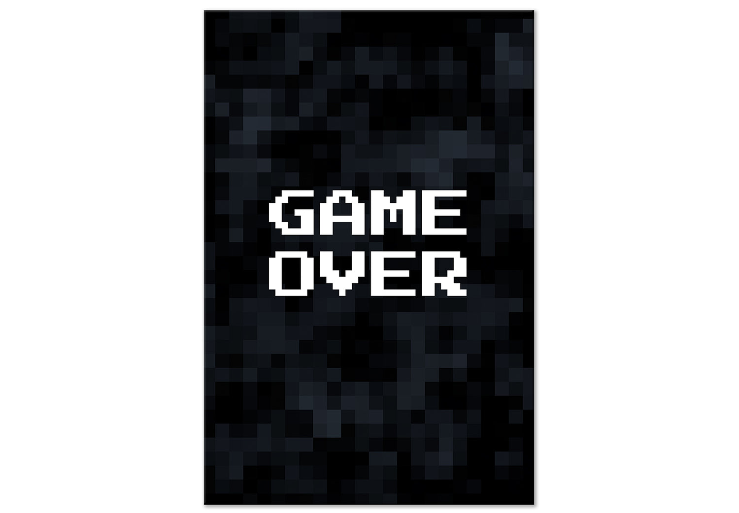 Retro Canvas Wall Art - Pixel Game Over