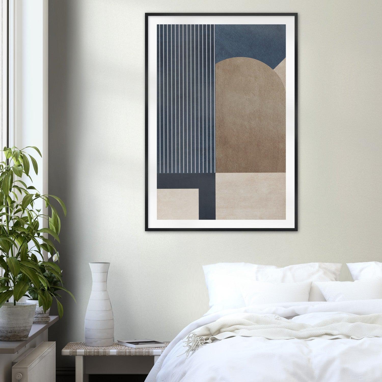 Abstract Geometry Texture Art Poster