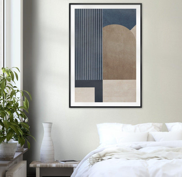 Abstract Geometry Texture Art Poster