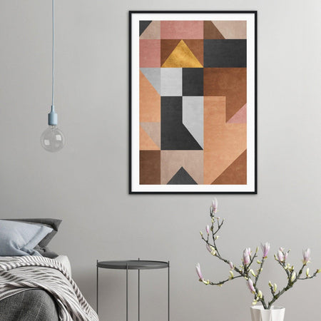 Antique Carpet Textile Design Abstract Poster Nr. 2