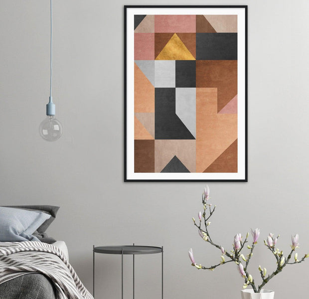 Antique Carpet Textile Design Abstract Poster Nr. 2