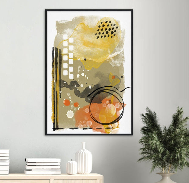 Abstract Bold Colors Art Poster