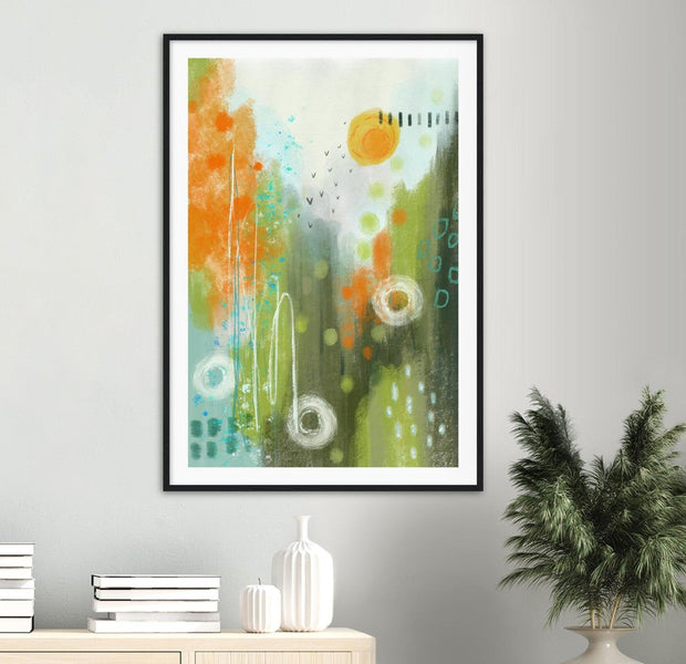 Spring Morning Fresh Green Art Poster