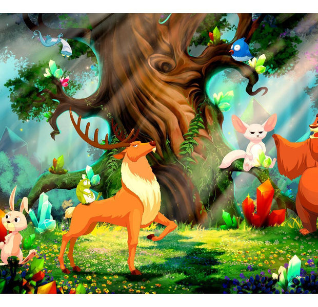 Kids Wallpaper Wall Mural - Bear And Friends