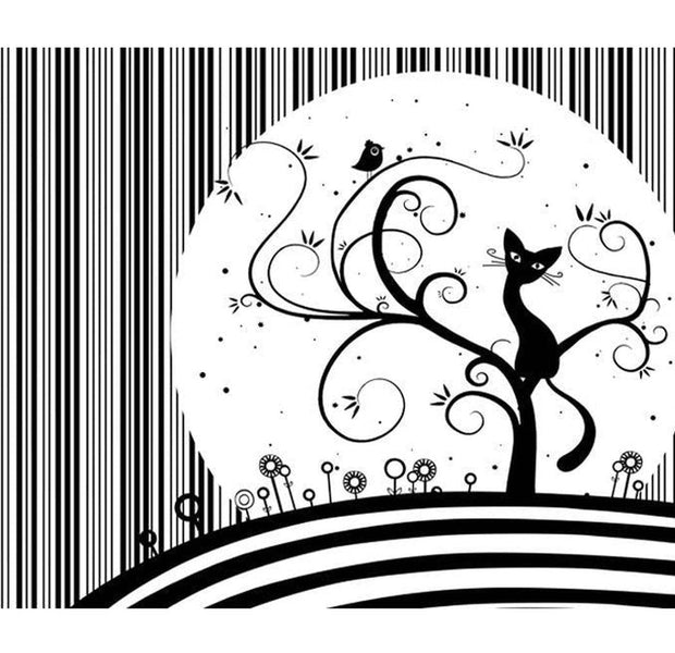 Kids Wallpaper Wall Mural - Cat's Melody 01