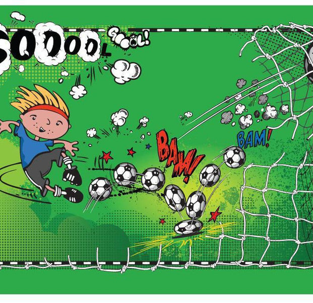 Kids Wallpaper Wall Mural - Football