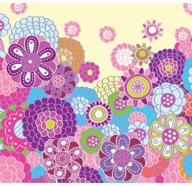 Kids Wallpaper Wall Mural - Happy Meadow