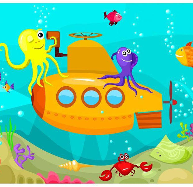 Kids Wallpaper Wall Mural - Submarine