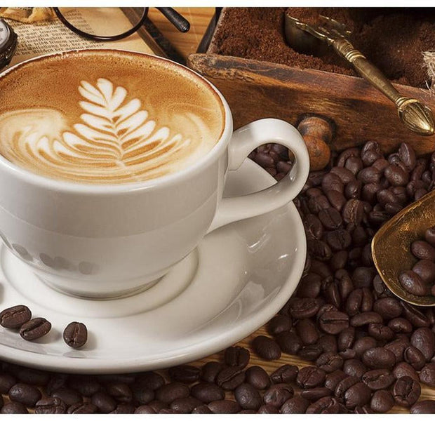 Kitchen Wallpaper Wall Mural - But First Coffee