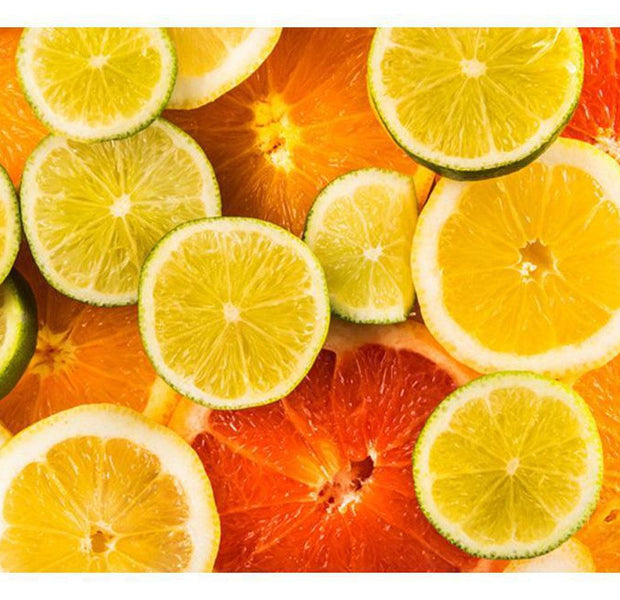 Kitchen Wallpaper Wall Mural - Citrus Fruits