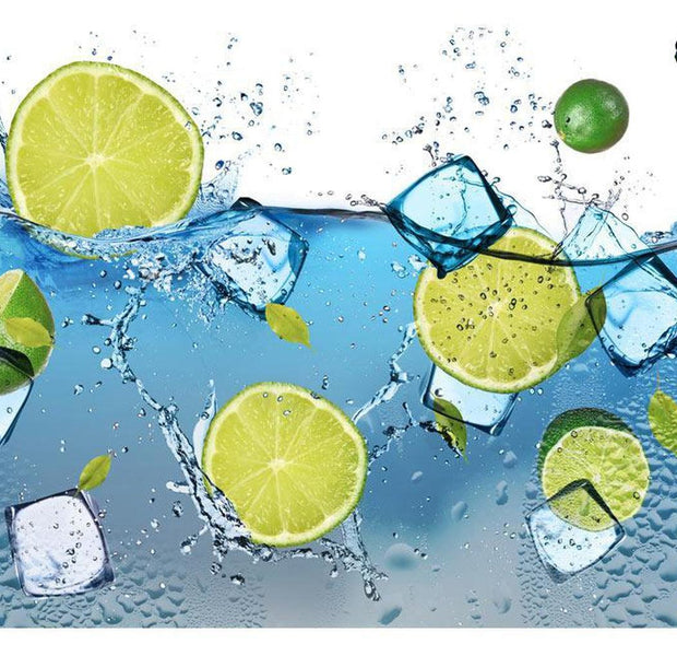 Kitchen Wallpaper Wall Mural - Refreshing Lemonade