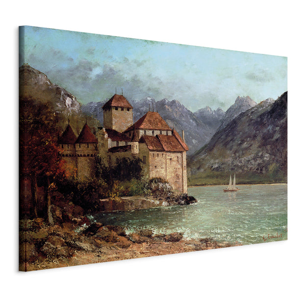 Reproduction Canvas Wall Art - Chillon Castle