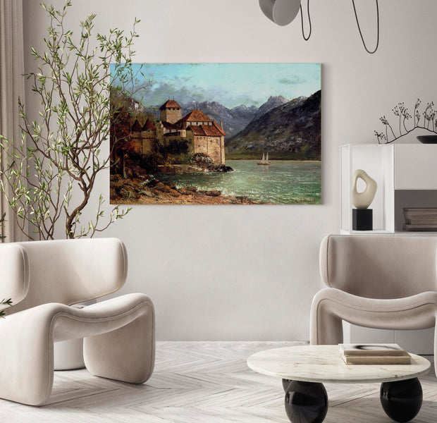 Reproduction Canvas Wall Art - Chillon Castle
