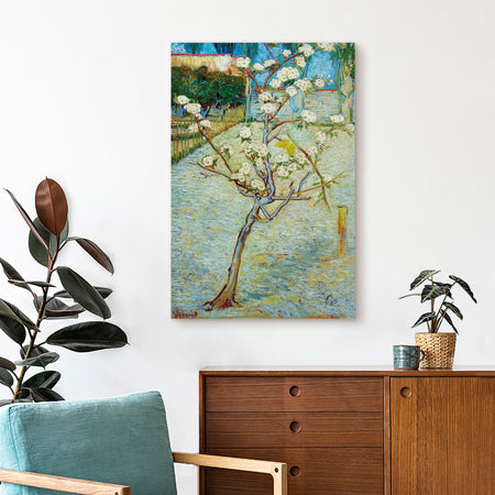 Reproduction Canvas Wall Art - Blossoming Pear Tree