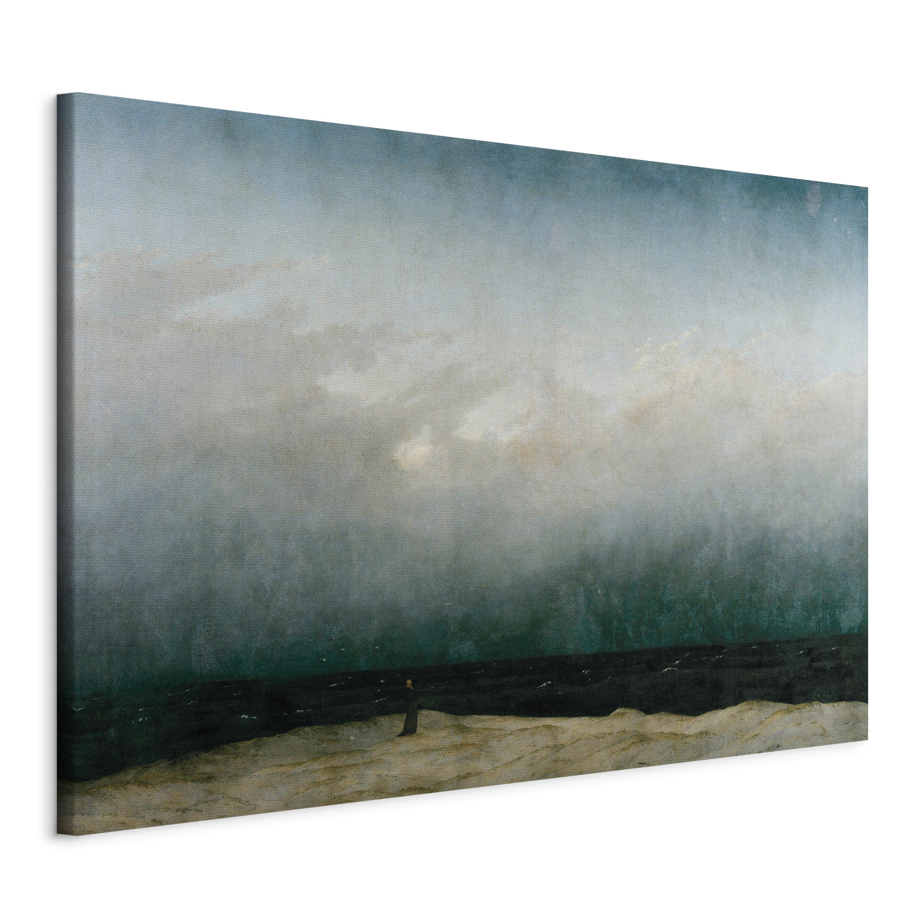 Reproduction Canvas Wall Art - Monk by the Sea