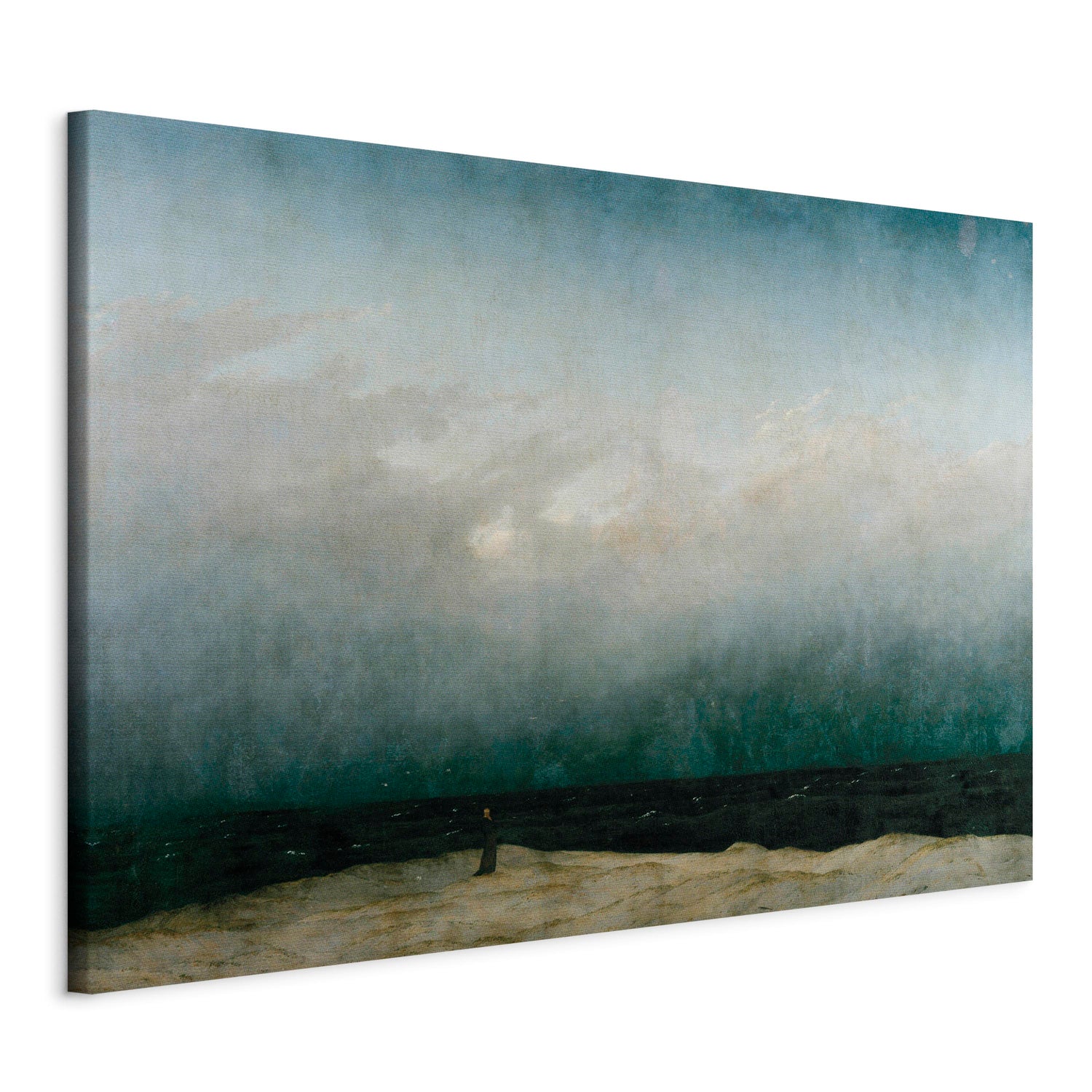 Reproduction Canvas Wall Art - Monk by the Sea
