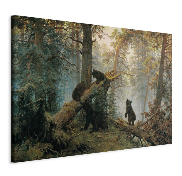 Reproduction Canvas Wall Art - Morning in a Pine Forest