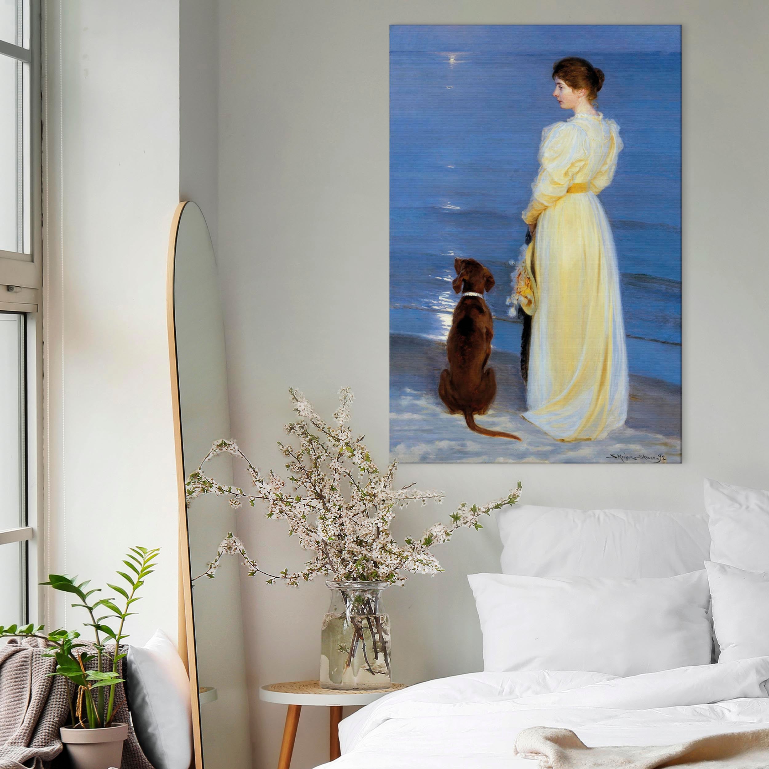 Reproduction Canvas Wall Art - Summer Evening in Skagen