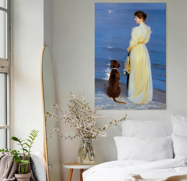 Reproduction Canvas Wall Art - Summer Evening in Skagen