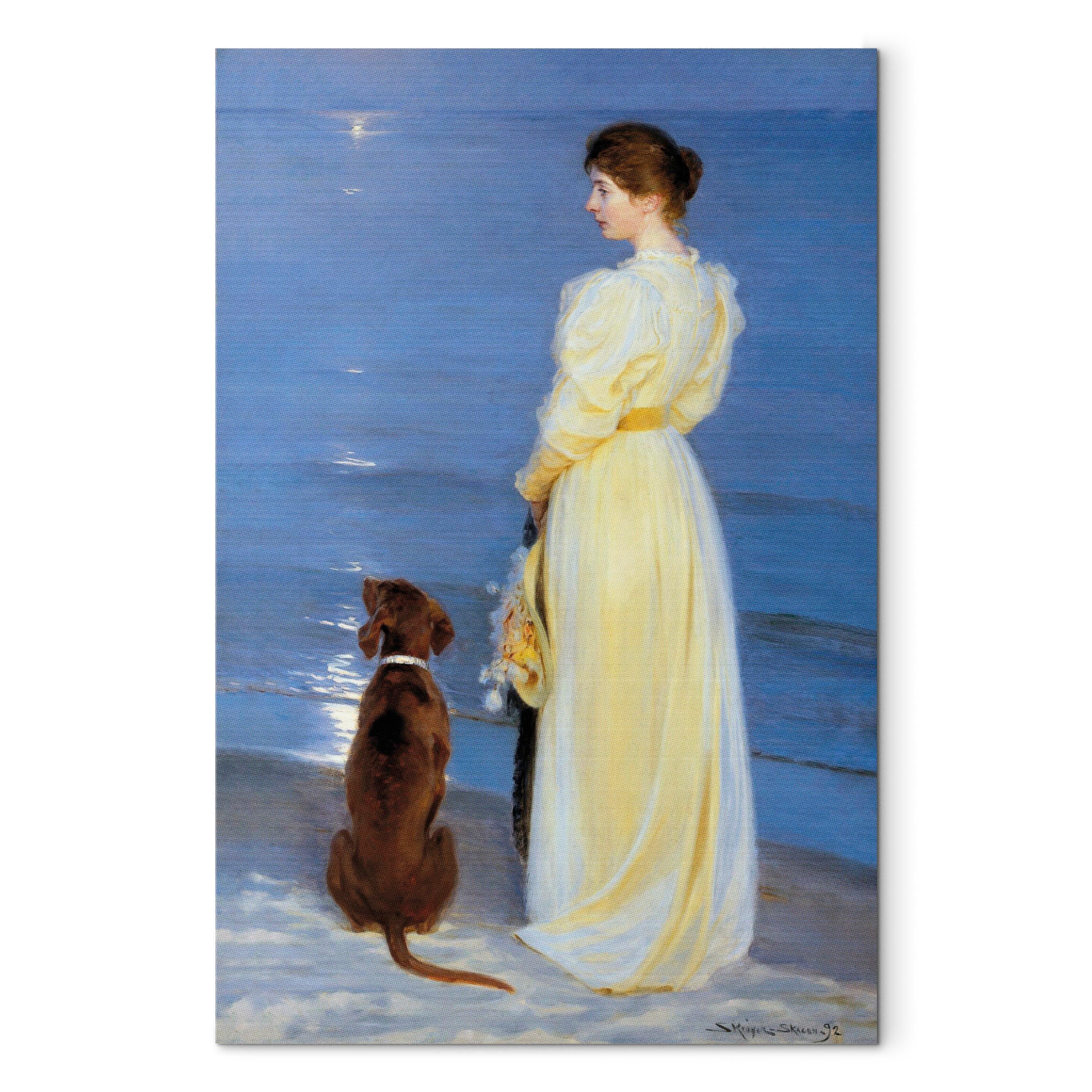 Reproduction Canvas Wall Art - Summer Evening in Skagen