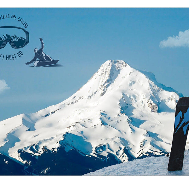 Landscape Wallaper Wall Mural - Snowboarding