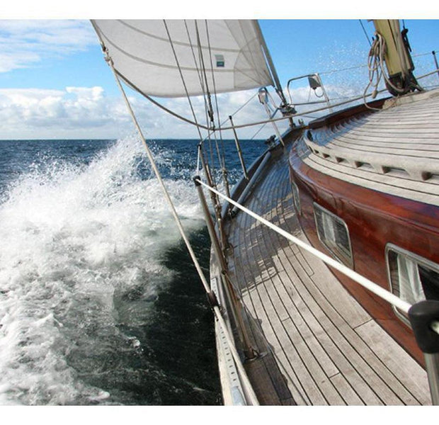 Landscape Wallpaper Wall Mural - A Boat In The Sea