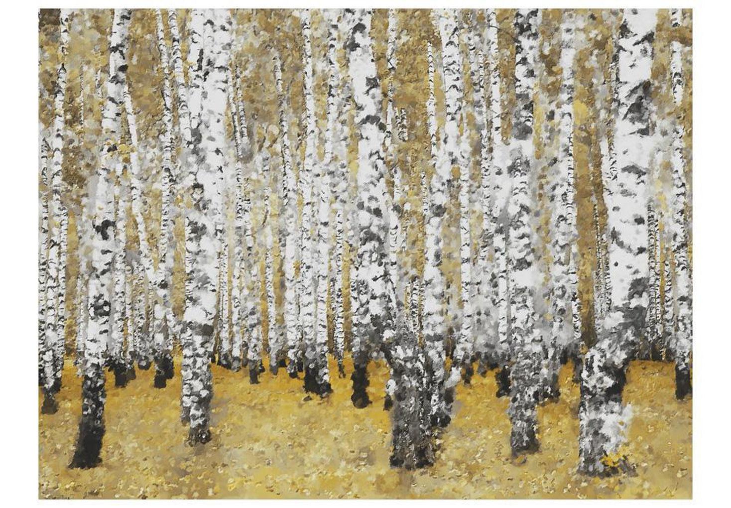 Landscape Wallpaper Wall Mural - Autumnal Birch Forest