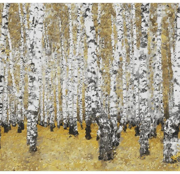 Landscape Wallpaper Wall Mural - Autumnal Birch Forest