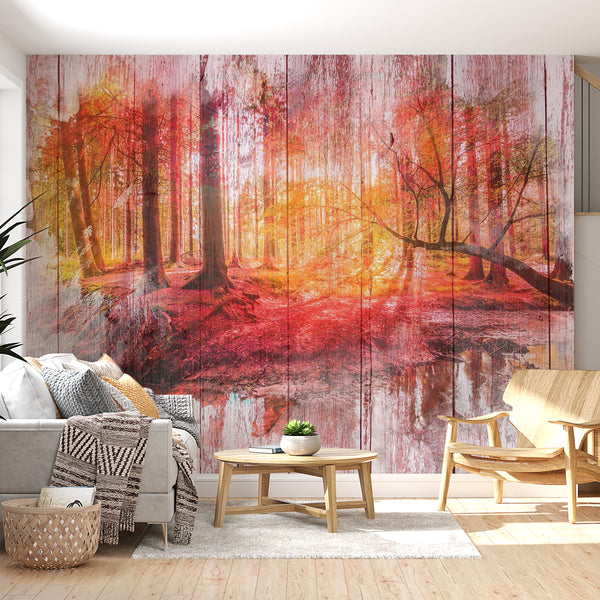 Wall Mural dark forest 