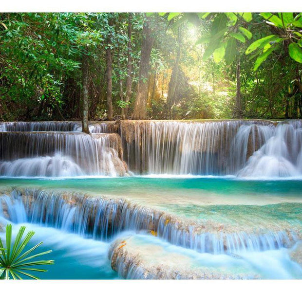 Landscape Wallpaper Wall Mural - Magical Waterfall