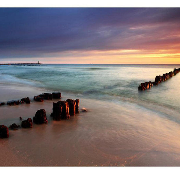 Landscape Wallpaper Wall Mural - Beach - Sunrise