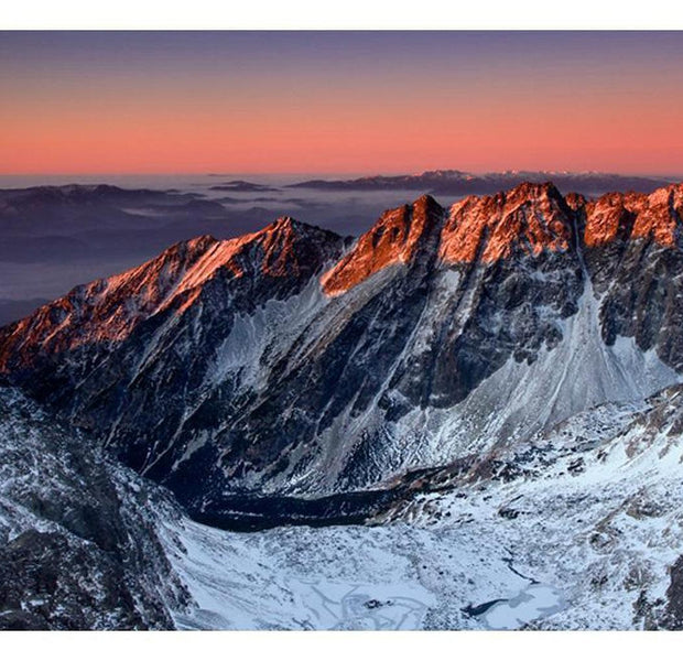 Landscape Wallpaper Wall Mural - Beautiful Sunrise In The Rocky Mountains