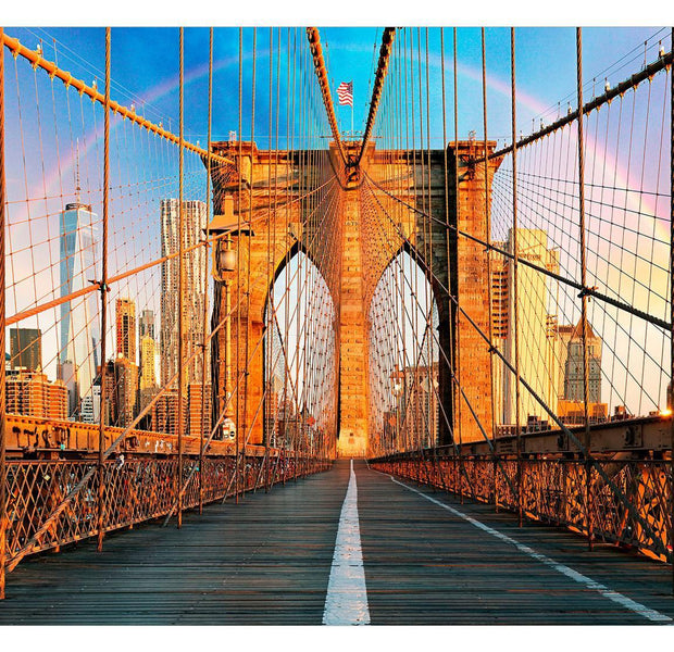 Landscape Wallpaper Wall Mural - Brooklyn Bridge