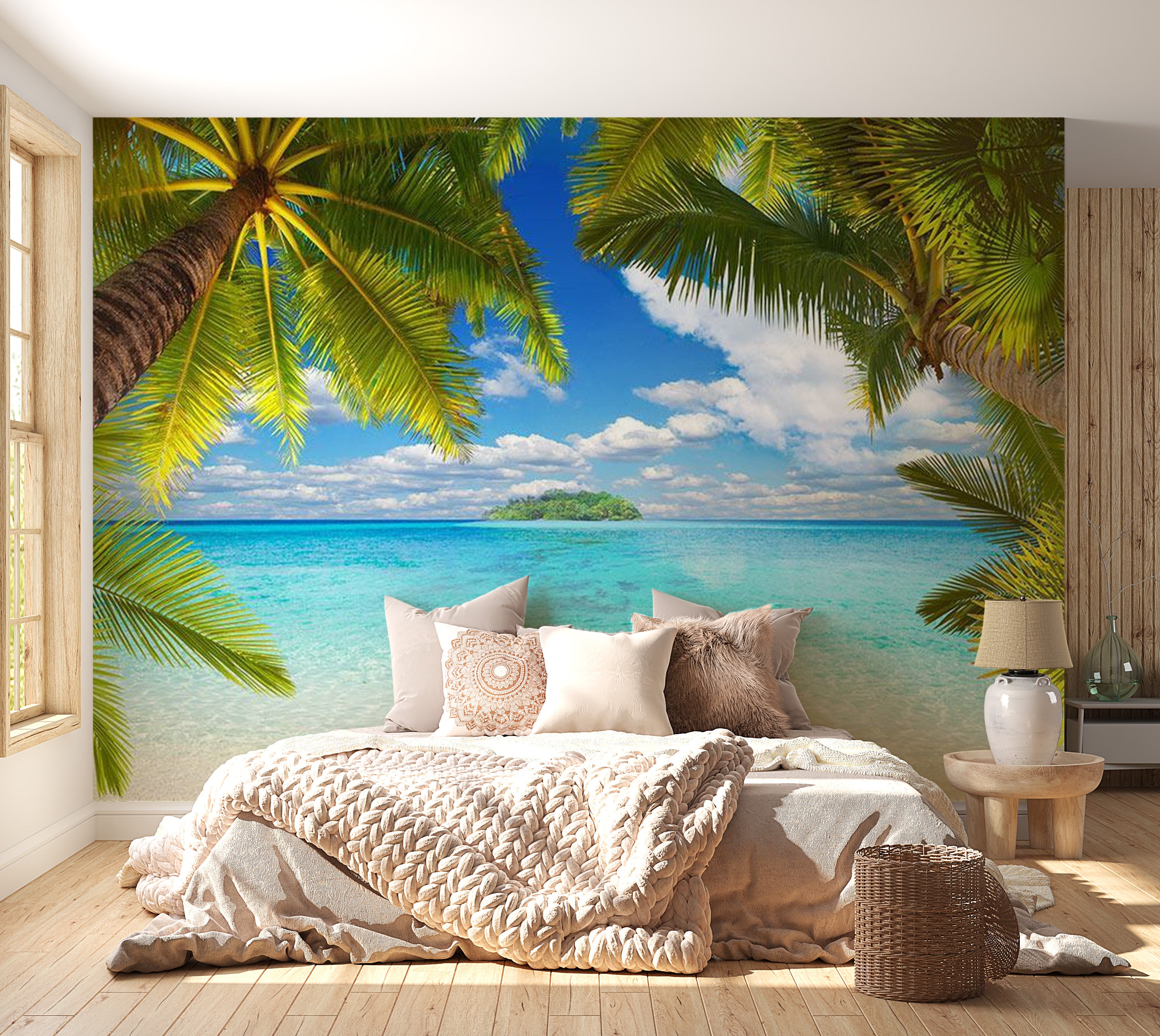 Landscape Wallpaper Wall Mural - Tropical Island