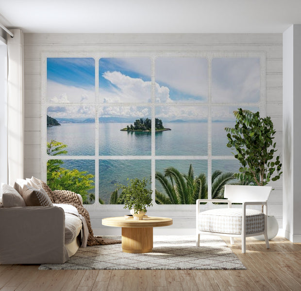 Landscape Wallpaper Wall Mural - Uninhabited Island