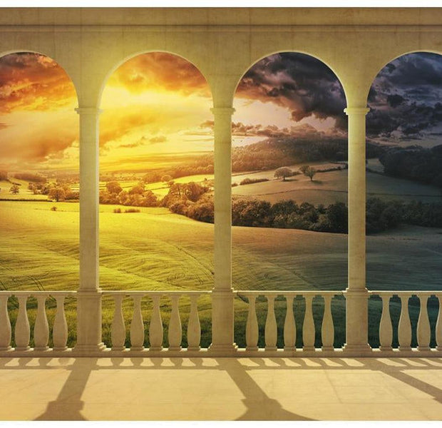 Landscape Wallpaper Wall Mural - Dream About Magical Fields