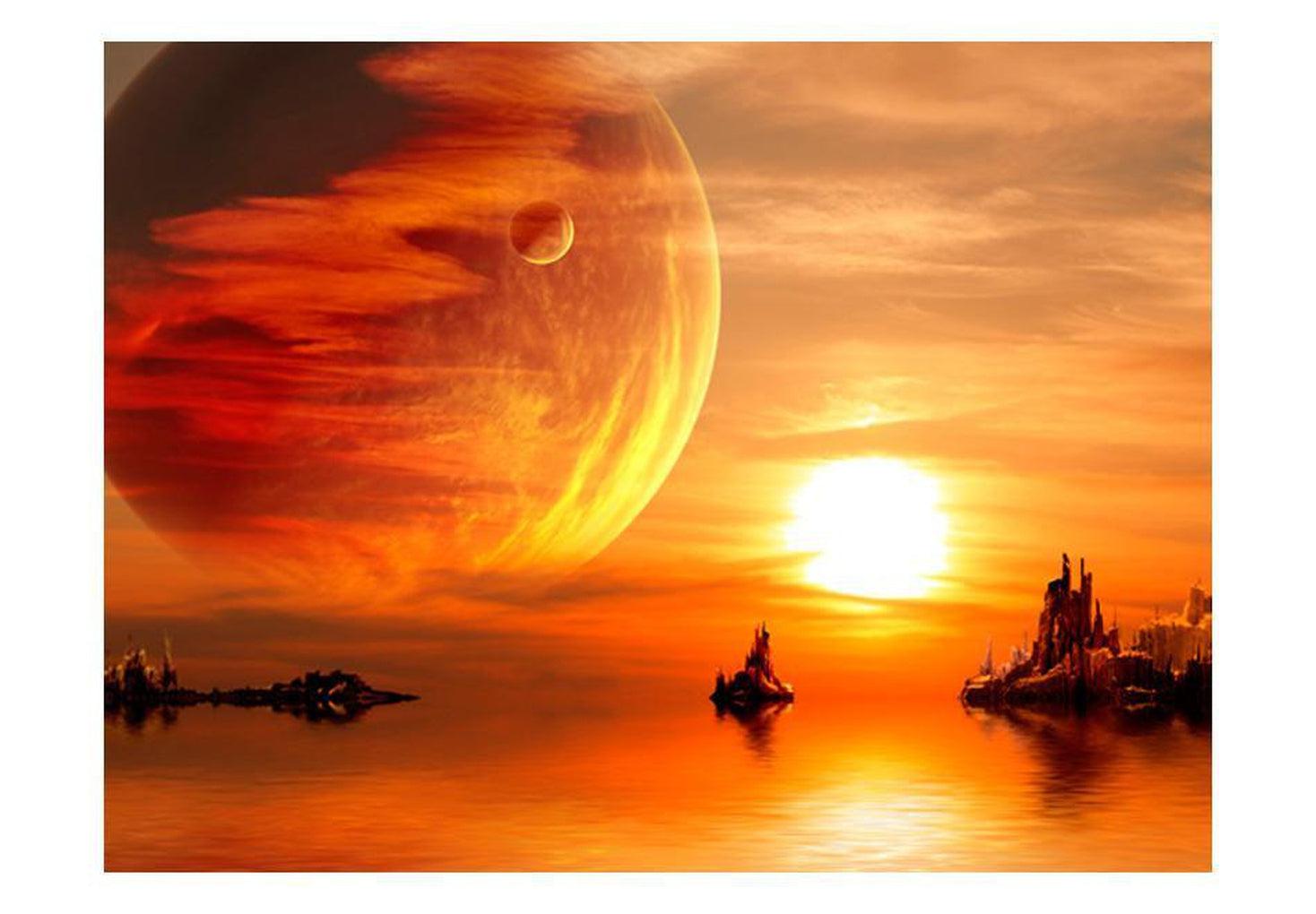 Landscape Wallpaper Wall Mural - Fantasy Sunset